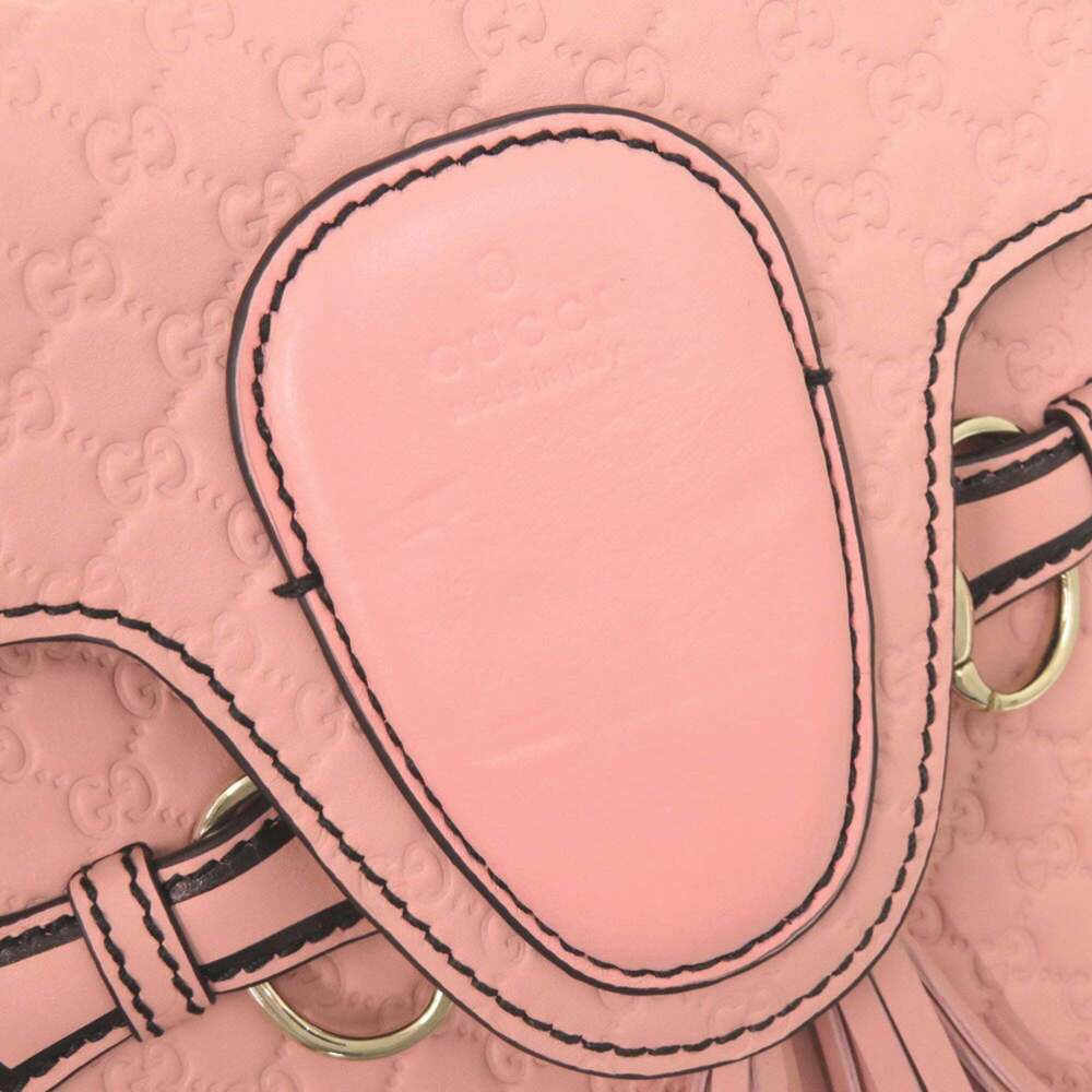 GUCCI Authentic Pink Leather Shoulder Bag - Picture 8 of 10